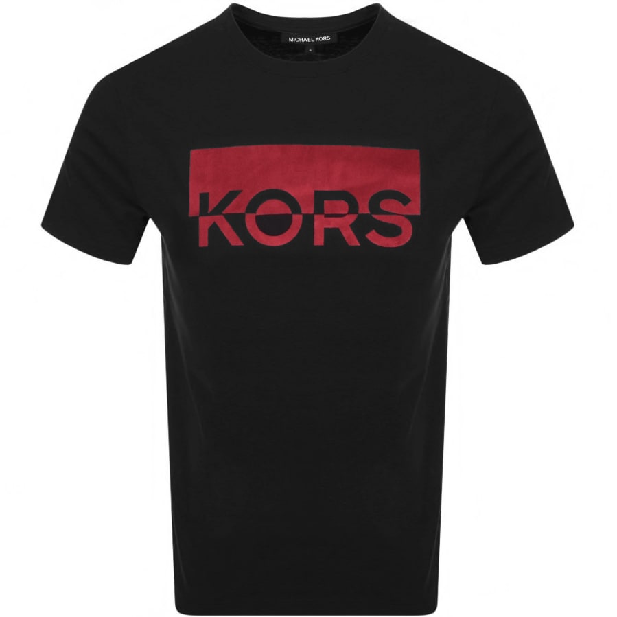 Alternative Image for ProductMichael Kors Split Block Logo T Shirt Black1